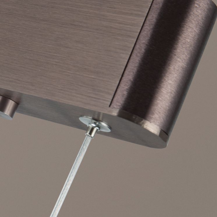 Rectangle Island Chandelier Lights Simplicity Acrylic Chandelier Lighting Fixtures for Restaurant