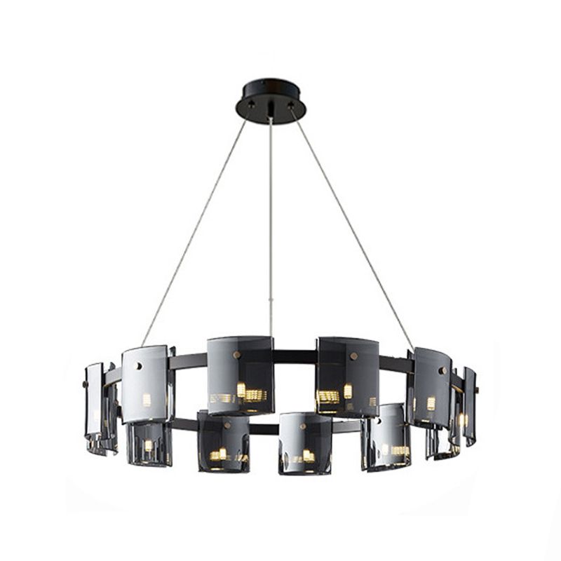 Semplici lampadari lampadari in vetro lampadario appeso per la caffetteria
