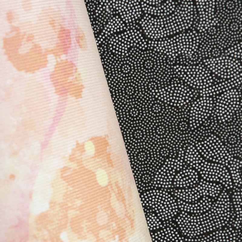 Colorful Yellow Area Rug Splash-Ink Pattern Polyester Area Rug Anti-Slip Backing Rug for Living Room