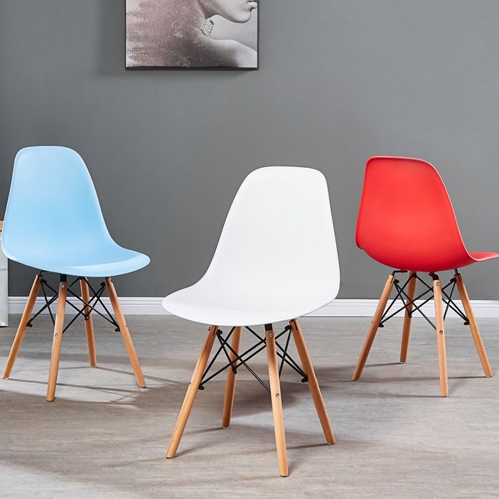 Chaise de salle de cuisine en bois industriel en bois