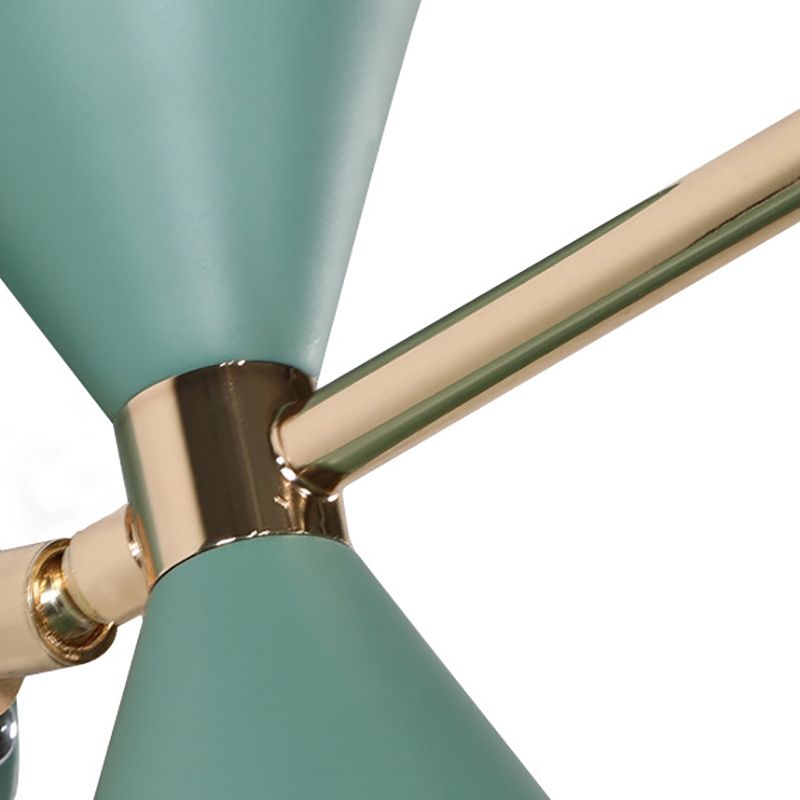 Hoekschaduw Wand SCONCE MACARON METAL 1 licht zwart/wit/roze/geel/groene wand sconce licht voor slaapkamer