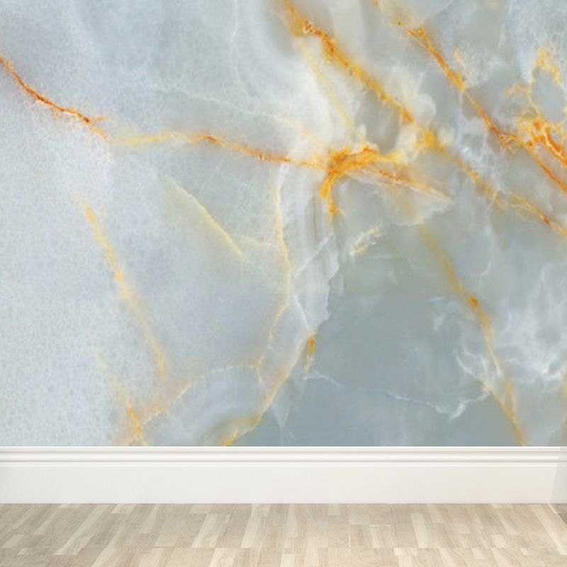 Light Color Marble Look Mural Wallpaper Texture Contemporary Stain Resistant Wall Art