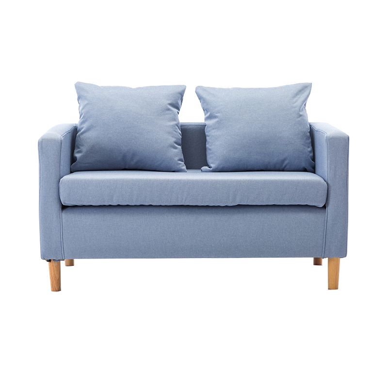 Contemporary Loose Back Standard Square Arm Slipcovered Seating