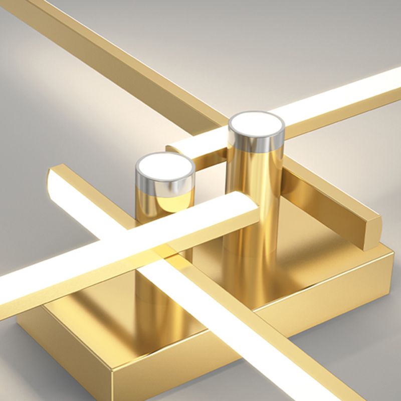 Lineaire LED -spoelmontage Lichte Star Vorm Moderne plafondlamp voor woonkamer eetkamer