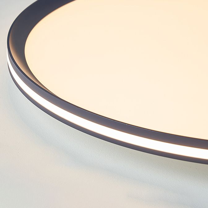 Minimalism LED Flush Mount Ultra-Slim Ceiling Light Fixture for Bedroom