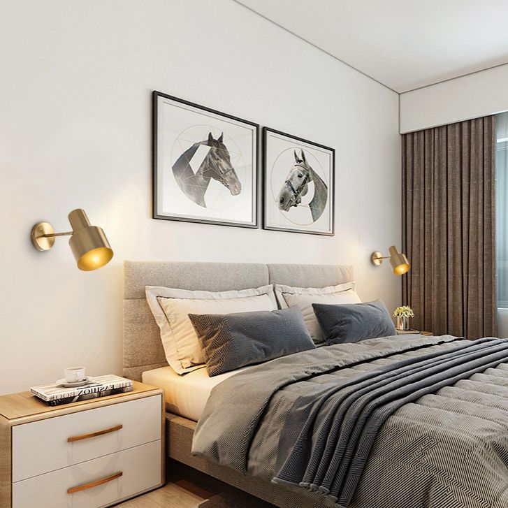 Schlafzimmer postmoderne Eisenleuchten mit einer Lampenwandmontage Beleuchtung