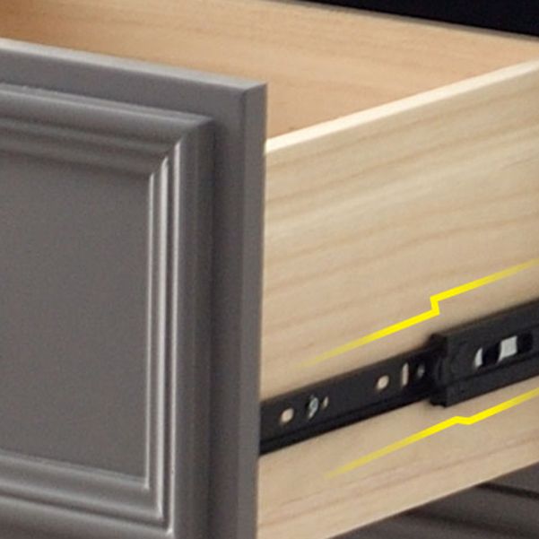 Contemporary 13.7" Wide Storage Chest 6 Soft-Close Drawers Chest