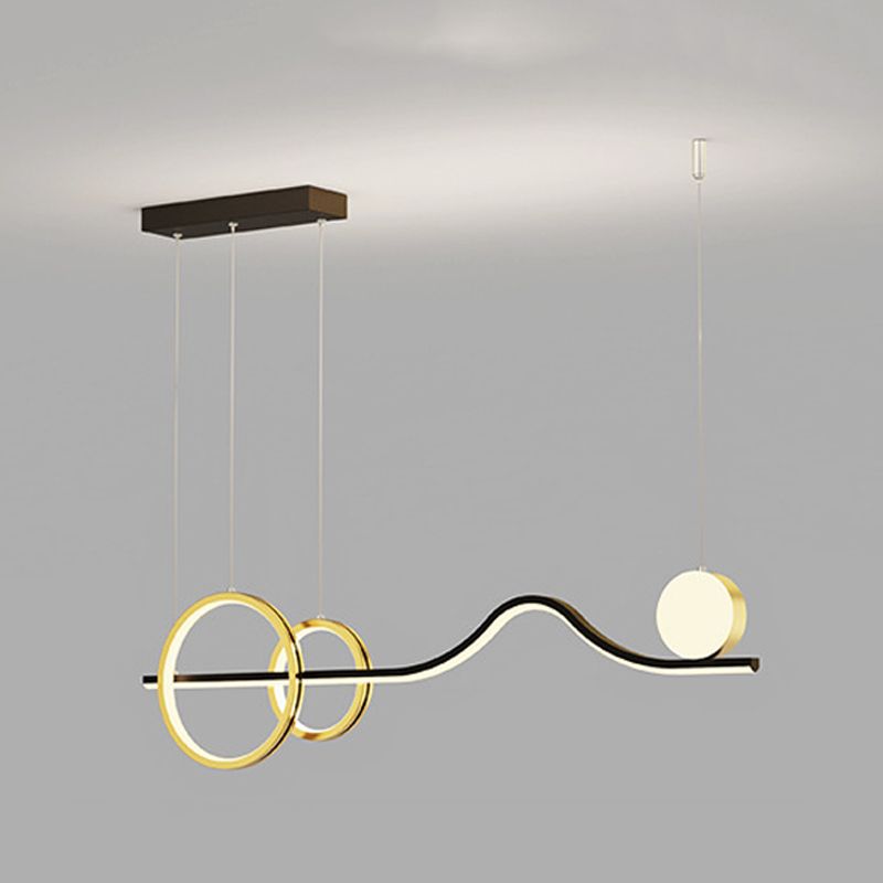Modern Hanging Ceiling Light 4 Light Pendant Lighting Fixtures for Dining Room