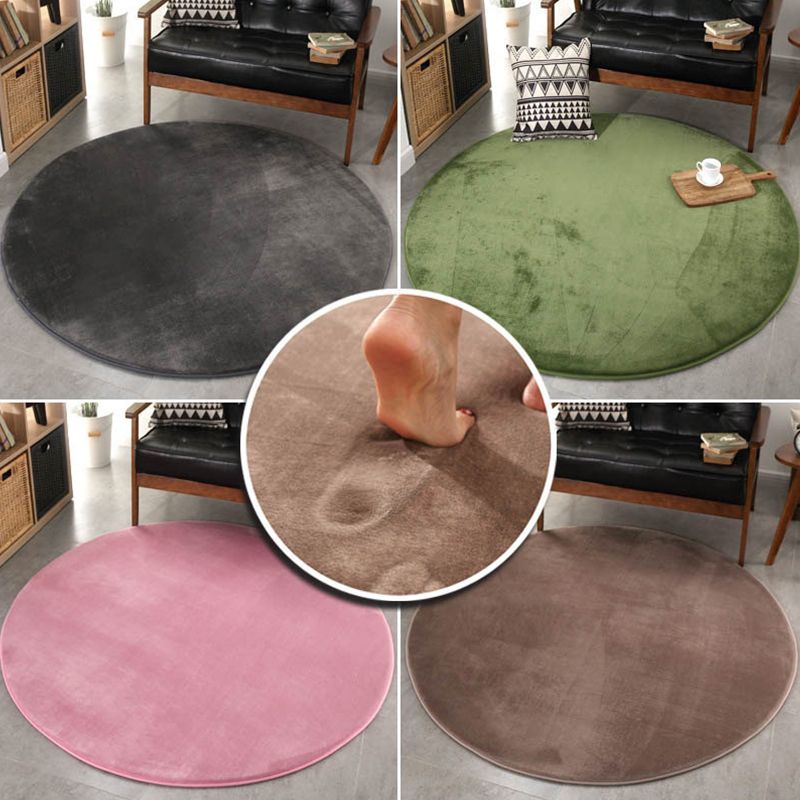 Casual Stripe Print Rug Multi Color Cotton Blend Indoor Rug Anti-Slip Backing Pet Friendly Carpet for Bedroom