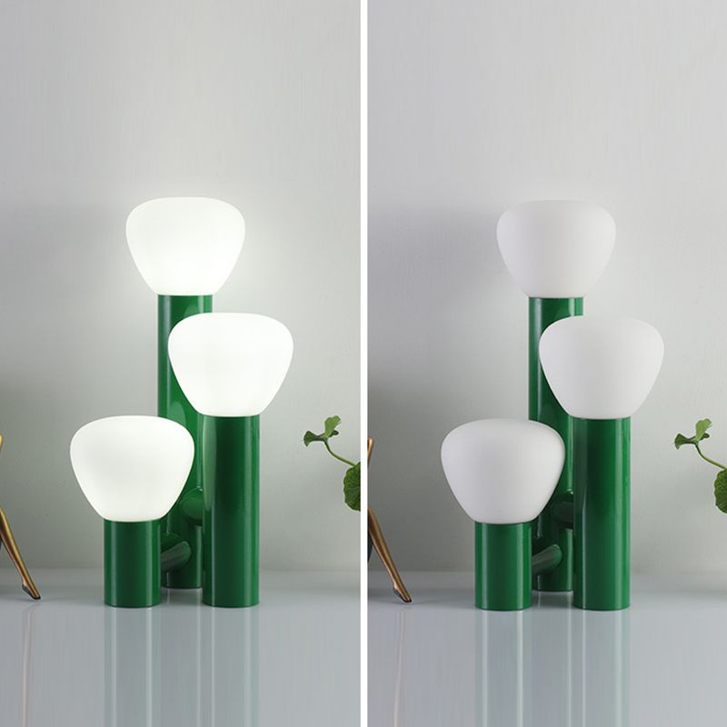 Geometry Table Lamps Modern Style Metal 3-Light Table Lights for Bedroom