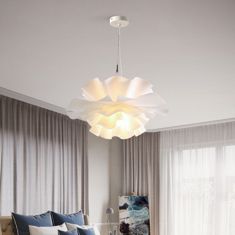 Contemporary 1 Head Acrylic Pendant Light Fitting Suspension Lighting Fixture for Cafe