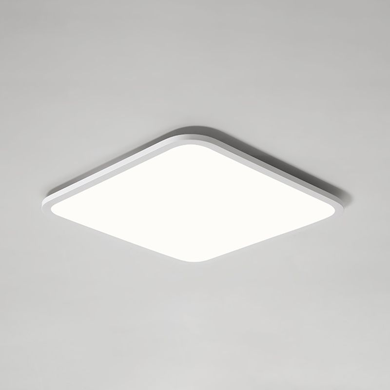 Modern Style Square Shade Ceiling Lamp Metal 1 Headed Ceiling Lighting for Restaurant