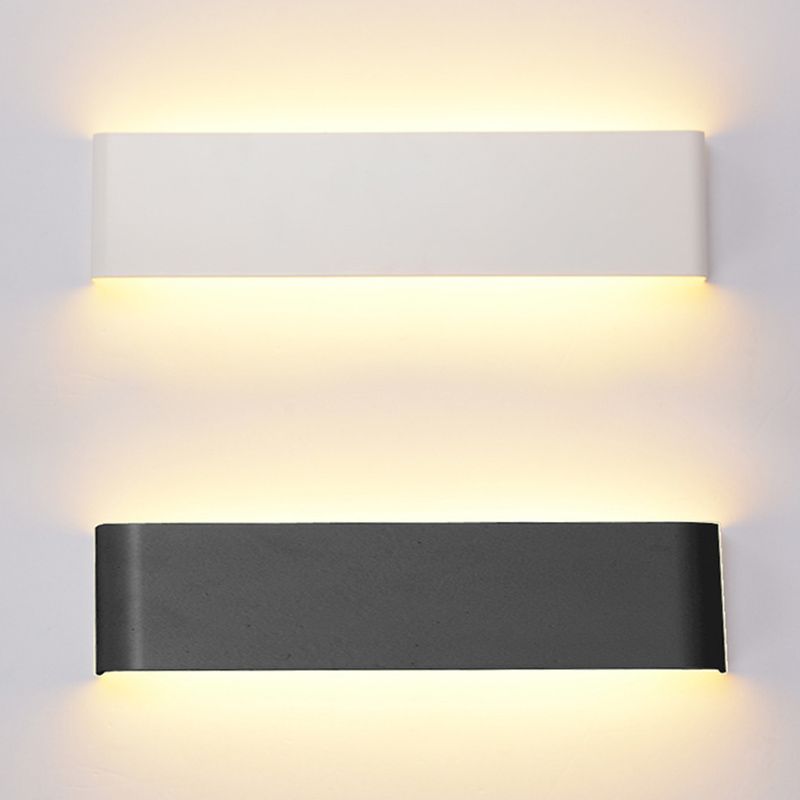 Moderne Einfachheit Rechteck Wandleuchte Acryl Wandleuchte Beleuchtung für Schlafzimmer