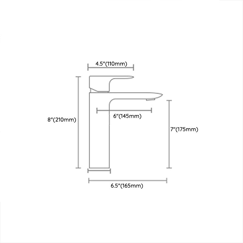 Modern Lever Handles Sink Faucet White Brass Bathroom Sink Faucet