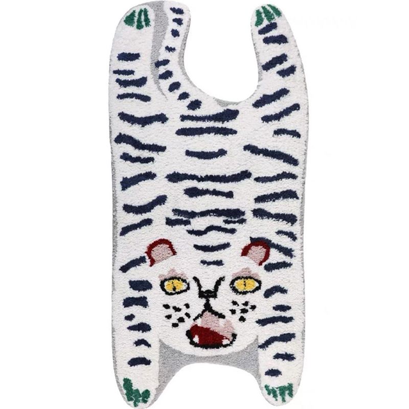 Americana Tiger Print Rug Polyester Indoor Tapijt Non-slip achtergrondgebied Tapijt voor woonkamer