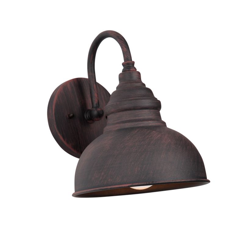 Retro Industrial Style Gooseneck Stem Wall Sconce Lights 1 Light Aluminum Alloy Sconces