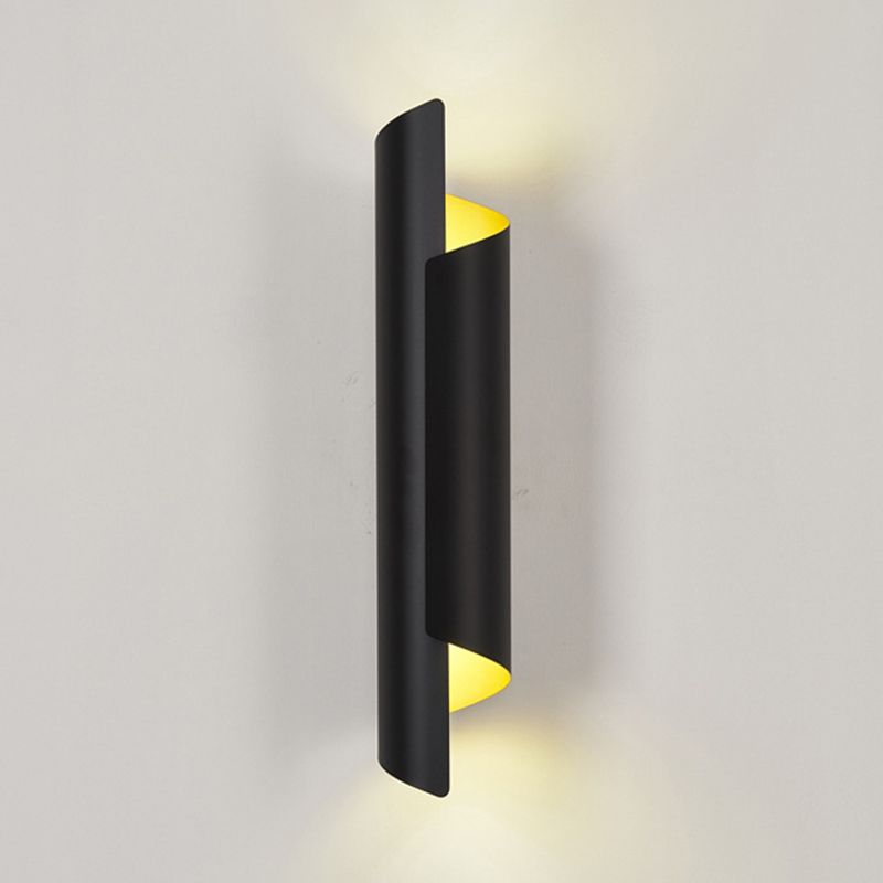 Light Modern Luxury Style Cylinderical Sconce Light Fixture Metal 1 Light Sconces
