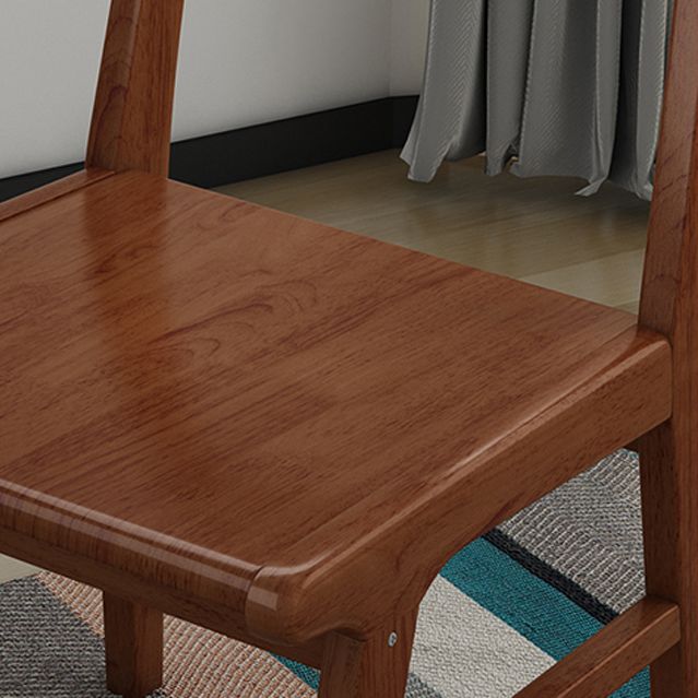 Contemporary Style Dining Chairs Dining Arm Side Chair with Wooden Legs