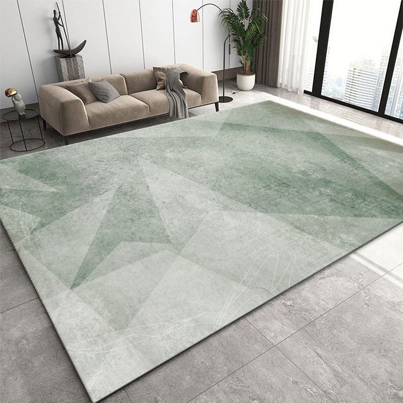 Nordic Minimalist Area Rug Geometric Carpet Polyester Rug for Bedside Living Room, Home Office