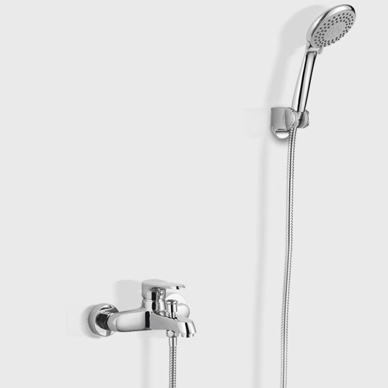 Bathroom Tub Spout Wall Mounted Hand Shower Fixed Bathtub Faucet