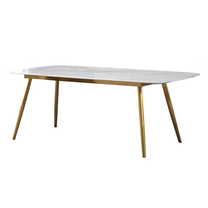 Designer Style Sintered Stone Top Dining Set Rectangle 1/4/5/7 Pieces Dinette Table Set