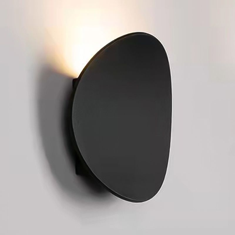 Iluminación de pared de forma única lámpara de aplanque de luz 1 de estilo moderno para sala de estar