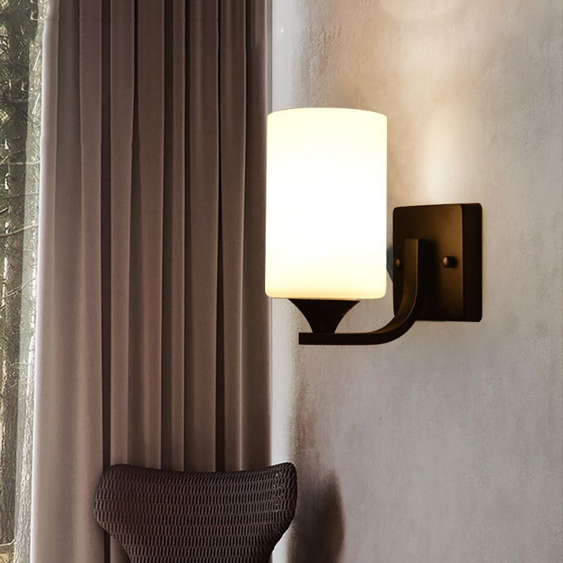 Contemporary Wall Lamp Glass Wall Vanity Lights for Washroom