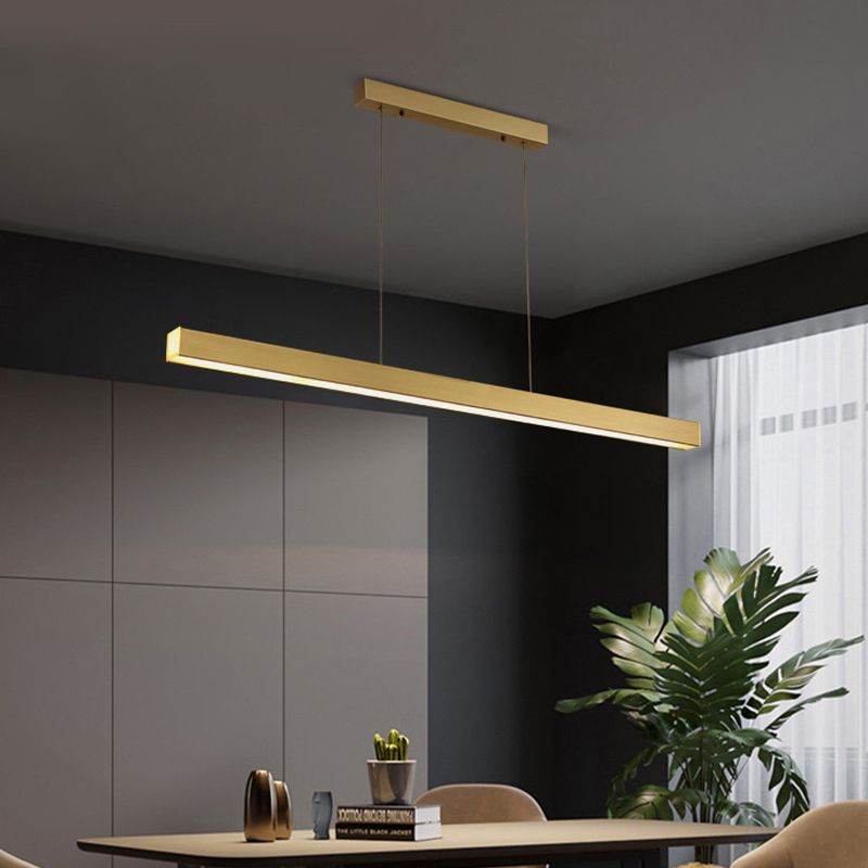 Modern Simplicity Round Chandelier Lamp Aluminum Hanging Pendant Lights for Restaurant