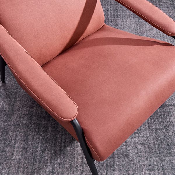 Mid-century Modern Bedroom Accent Armchair Solid Color Arm Chair