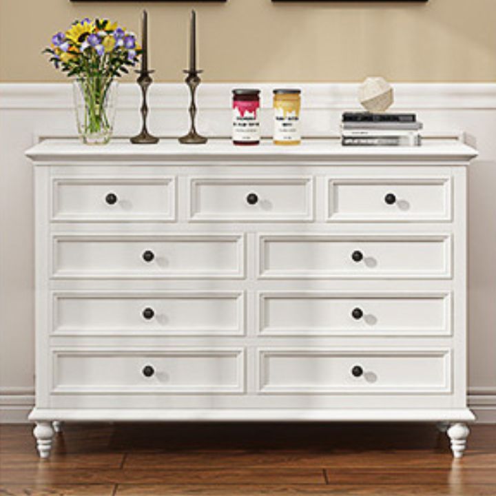 American Traditional Lingerie Chest Birch Storage Chest Dresser for Bedroom
