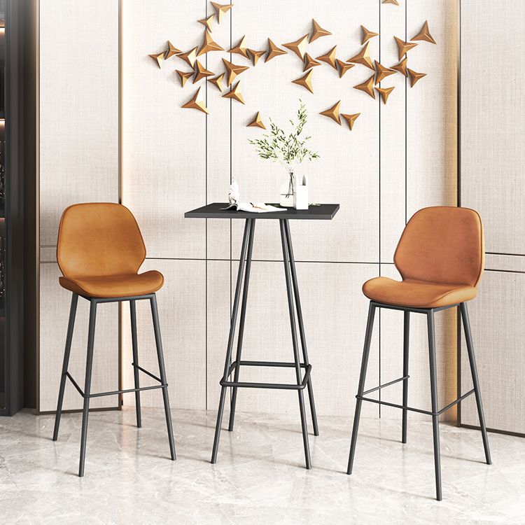 1/3/4 Pieces Modern Bar Set Matte Finish Bar Stool and Table Set