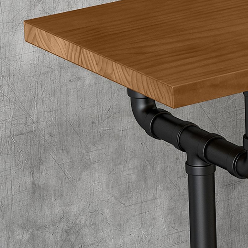 1/4/7 Pieces Modern Rectangular Pub Table Set Wooden Counter Table with Backless Stools