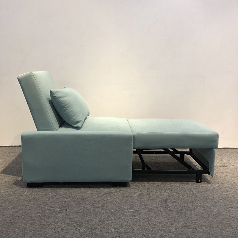 Modern Green Convertible Sofa Cushion Back Foldable Futon Chairs