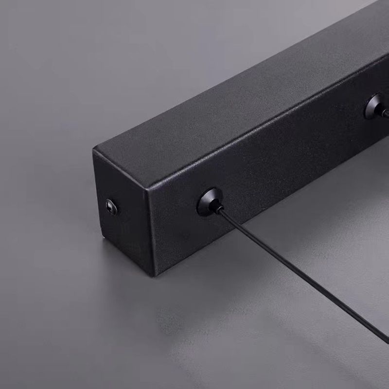 Moderno minimalismo a ciondolo a pendente a pendente chandelier kit di luce sospesa in metallo per soggiorno