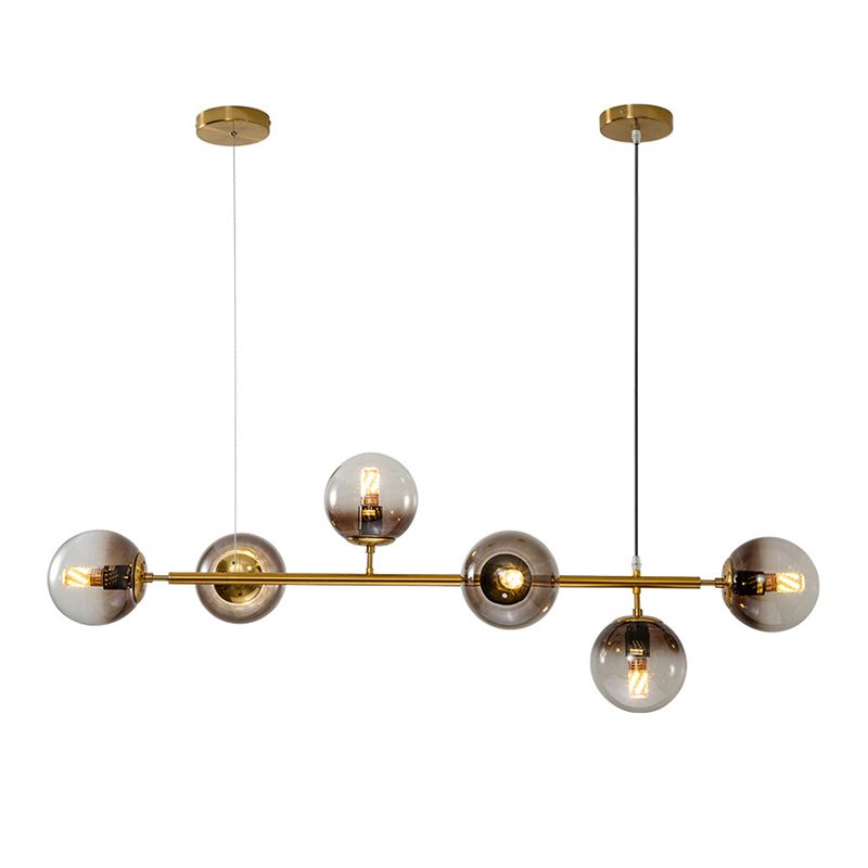 Modern Style Island Light Glass Hanging Light for Dining Room