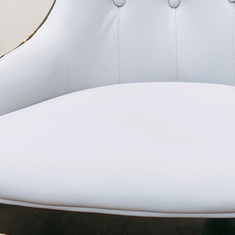 Contemporary Kitchen Dining Chairs Upholstered Side Chairs in Brown