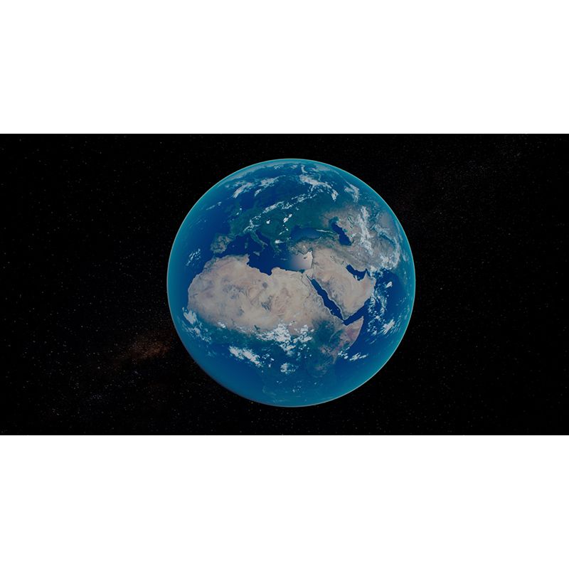 Environmental Illustration Mural Wallpaper Earth Indoor Wall Mural