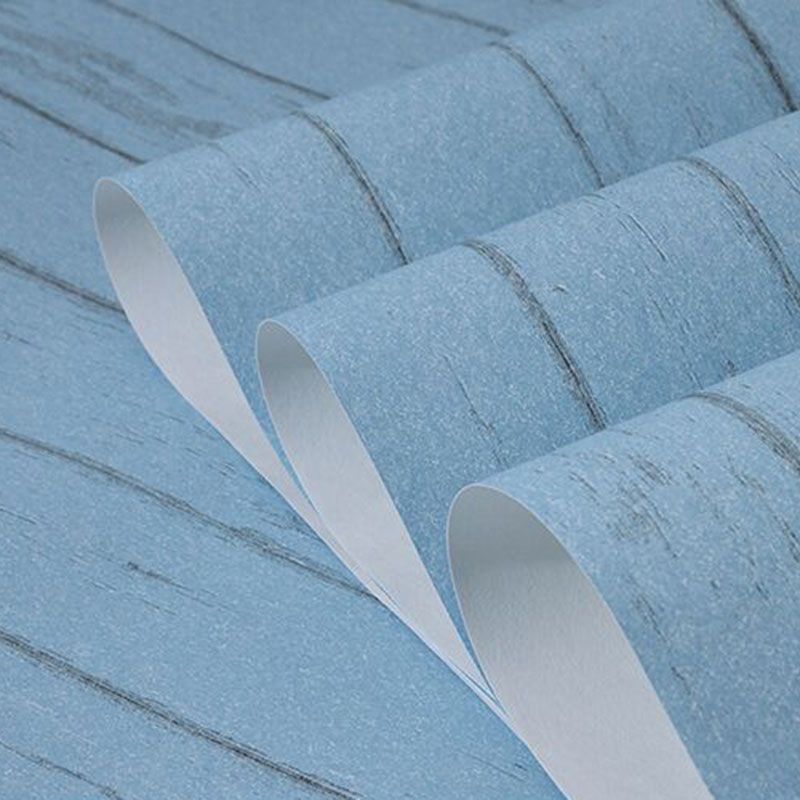 Retro Wood Look Wall Covering for Living Room, 20.5"W x 31'L Wallpaper Roll in Natural Color