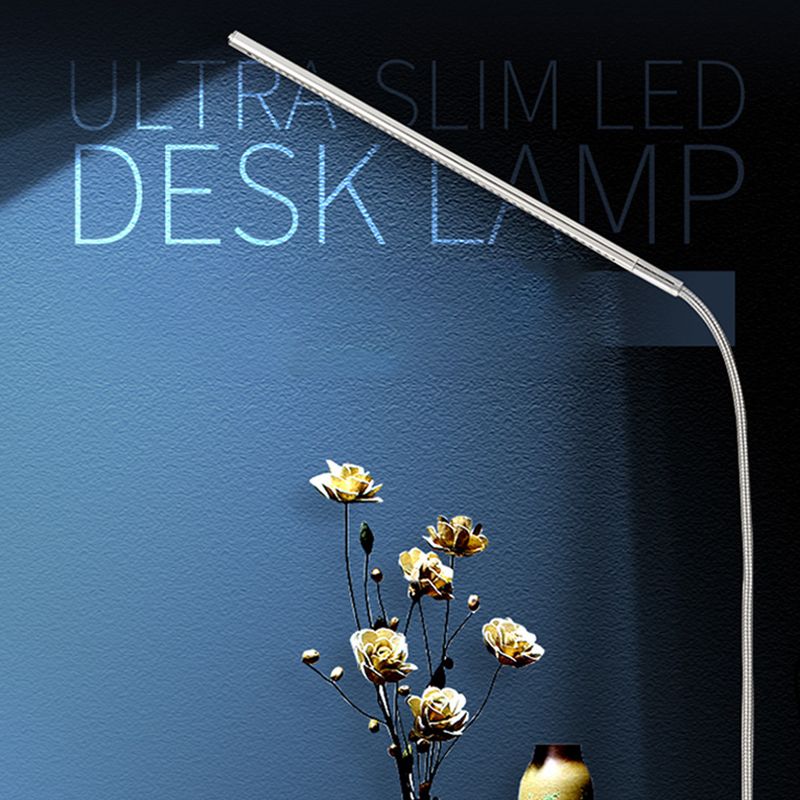 Adjustable Modern Linear Table Lamp Aluminum LED Desk Lamp for Bedroom