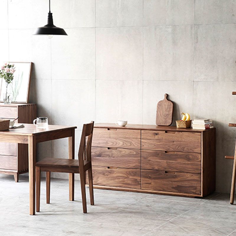 Horizontal/Vertical Double Dresser Contemporary Lingerie Chest for Bedroom