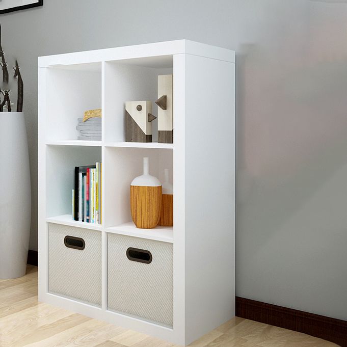 Contemporary Standard Bookshelf Engineered Wood Open Back Bookcase (Drawers not Included)