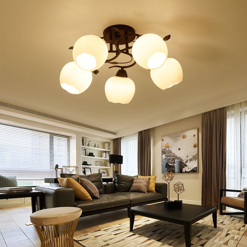 1 globe léger semi-rince