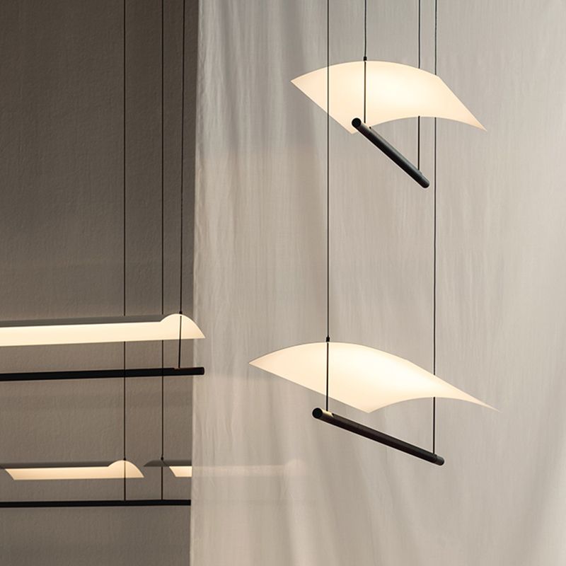 Restruction de lampes suspendues de l'île moderne Restaurant des luminaires suspendus avec de l'ombre en métal