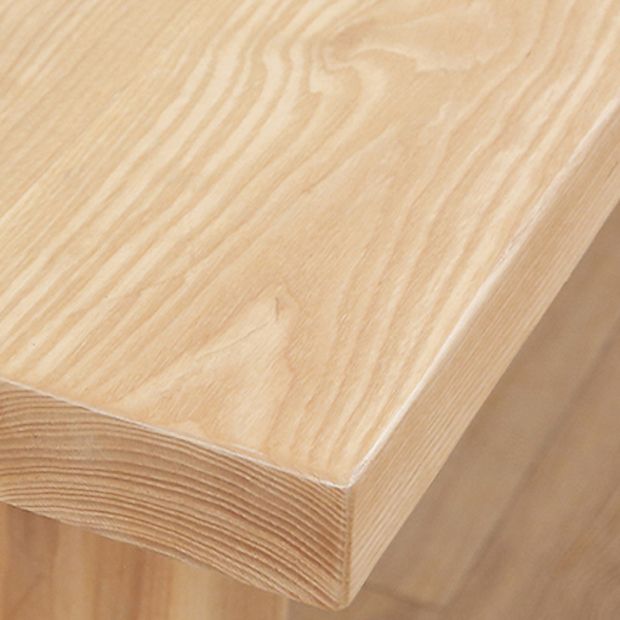 Modern 1/2/5/7 Pieces Rectangle Dining Set with Solid Wood Table and Chairs Furniture