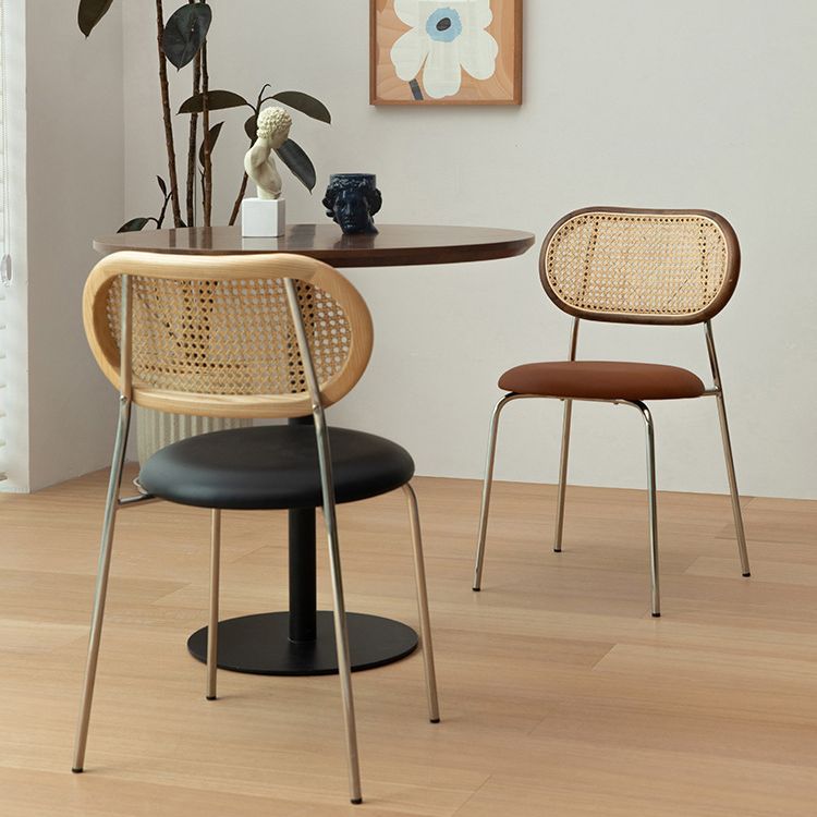 Contemporary Home Side Chair King Louis Back Metal Dining Room Chair