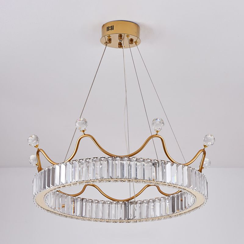 Camera da letto per bambini Luci a sospensione a sospensione Cristallo contemporaneo Lampade sospese