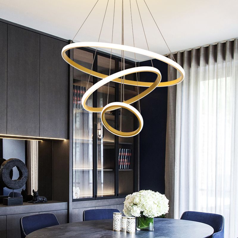 Contemporary Chandelier Lighting Fixture Multi-tier Chandelier Pendant Light for Bedroom