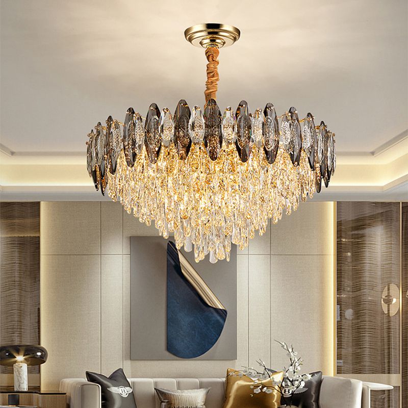 Luz de la isla geométrica de estilo moderno Iluminación de la isla de cristal para isla de cocina