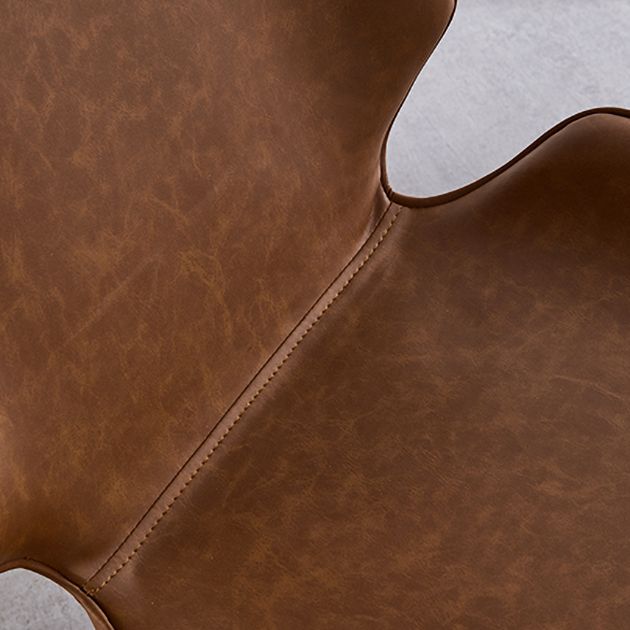 Silla de comedor de metal de estilo contemporáneo, sillas laterales sin brazos con respaldo lateral para cocina