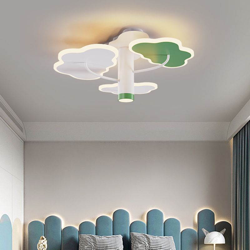 Modern Children Ceiling Light LED Ceiling Mount Light with Acrylic Shade for Kid's Room